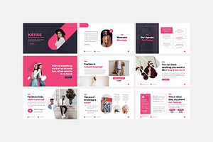 Kayas Fashion PowerPoint Template