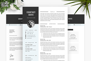 3 Pages Resume Template CV Template