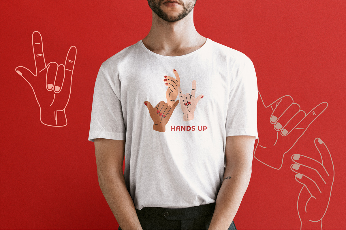 Hand gestures, an Outline Icon by Chaka_32 (Photo 3 of 5)