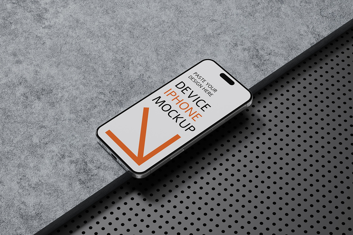 iPhone Mockup, an iPhone Mockup by UFR_GRAPHIC (Photo 2 of 4)