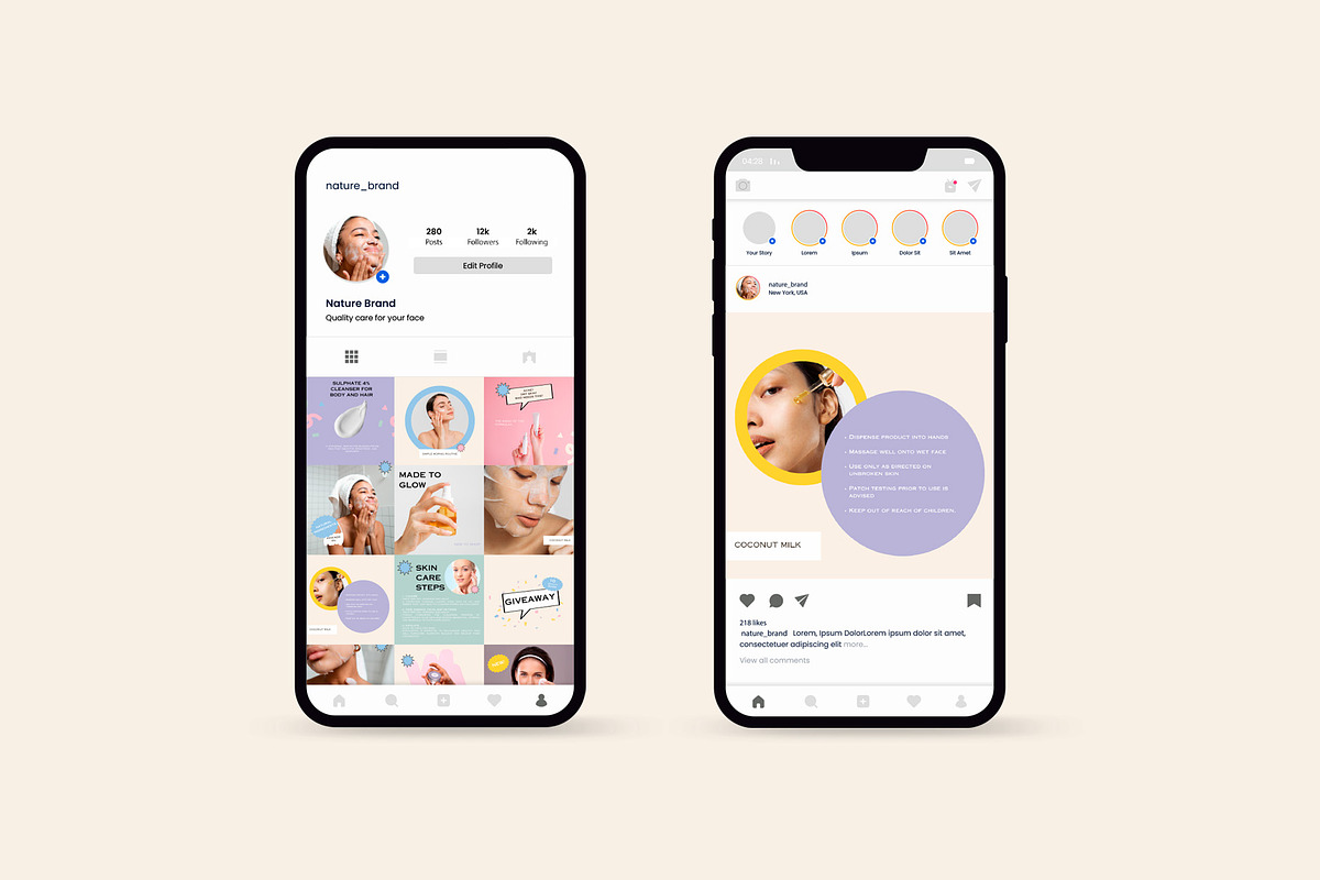 Canva Confetti Instagram Templates, a Social Media Template by anastasiia.art (Photo 4 of 4)