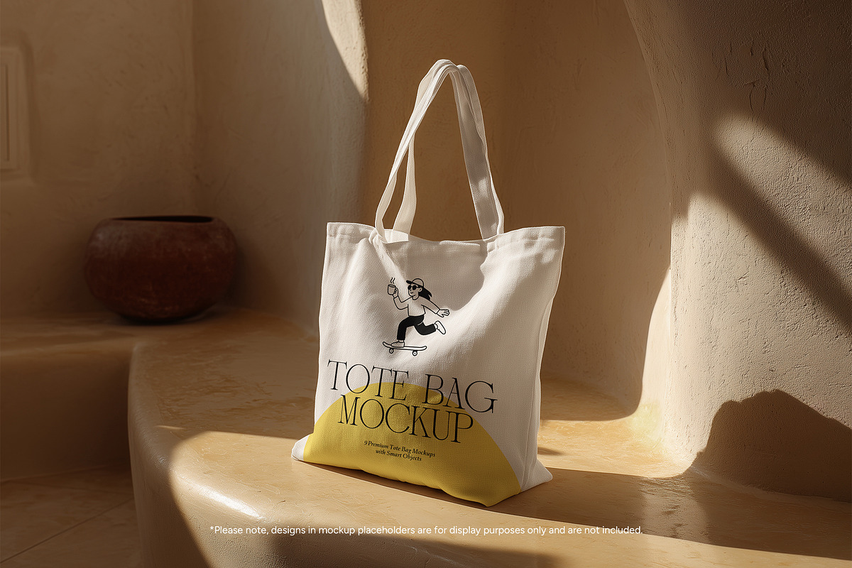 Tote Bag Mockup Bundle, a Merchandise Mockup by Wildfield Studio (Photo 6 of 8)