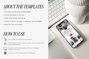 Fashion Blogger Pinterest Templates