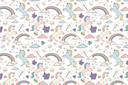 Unicorn Clip Art & backgrounds, an Animal Illustration by GraphicMarket (Thumbnail 4 of 6)