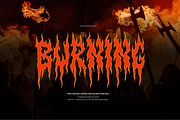 Huruhara | Black Metal Font, a Blackletter Font by Denustudios (Thumbnail 2 of 12)