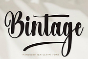 Bintage, a Handwritten Font by InermediaSTUDIO (Thumbnail 1 of 4)