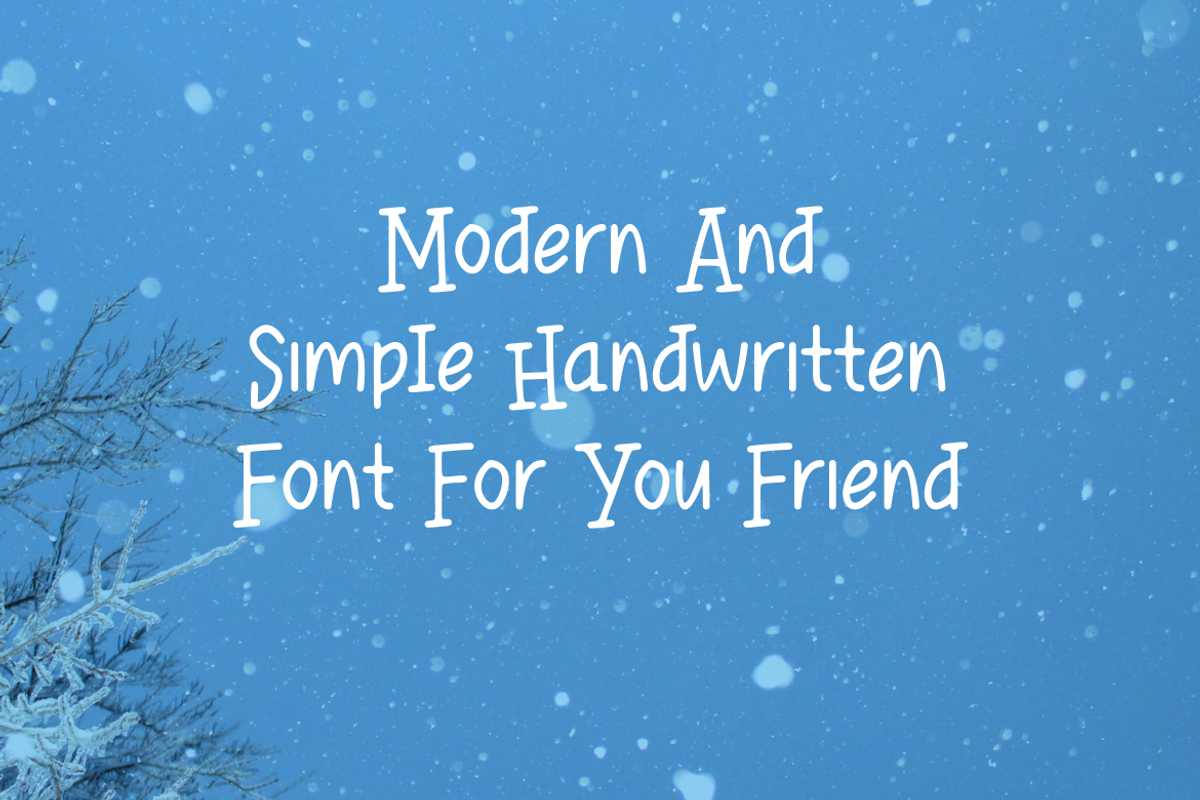 Snow Jhengky - Font, a Handwritten Font by artchiles_design (Photo 3 of 5)