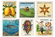 Philippines Postage Stamps Clipart, an Illustration by Dream Creation (Thumbnail 3 of 6)