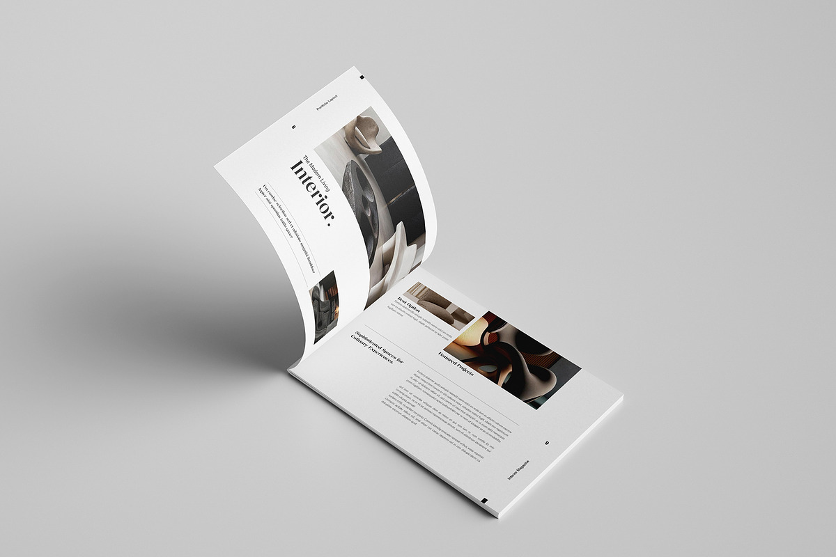 Interior Design Magazine Landscape, a Magazine Template by Spark_Creative (Photo 5 of 13)