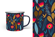 Floral seamless pattern, a Pattern Graphic by hanifa_design (Thumbnail 5 of 11)