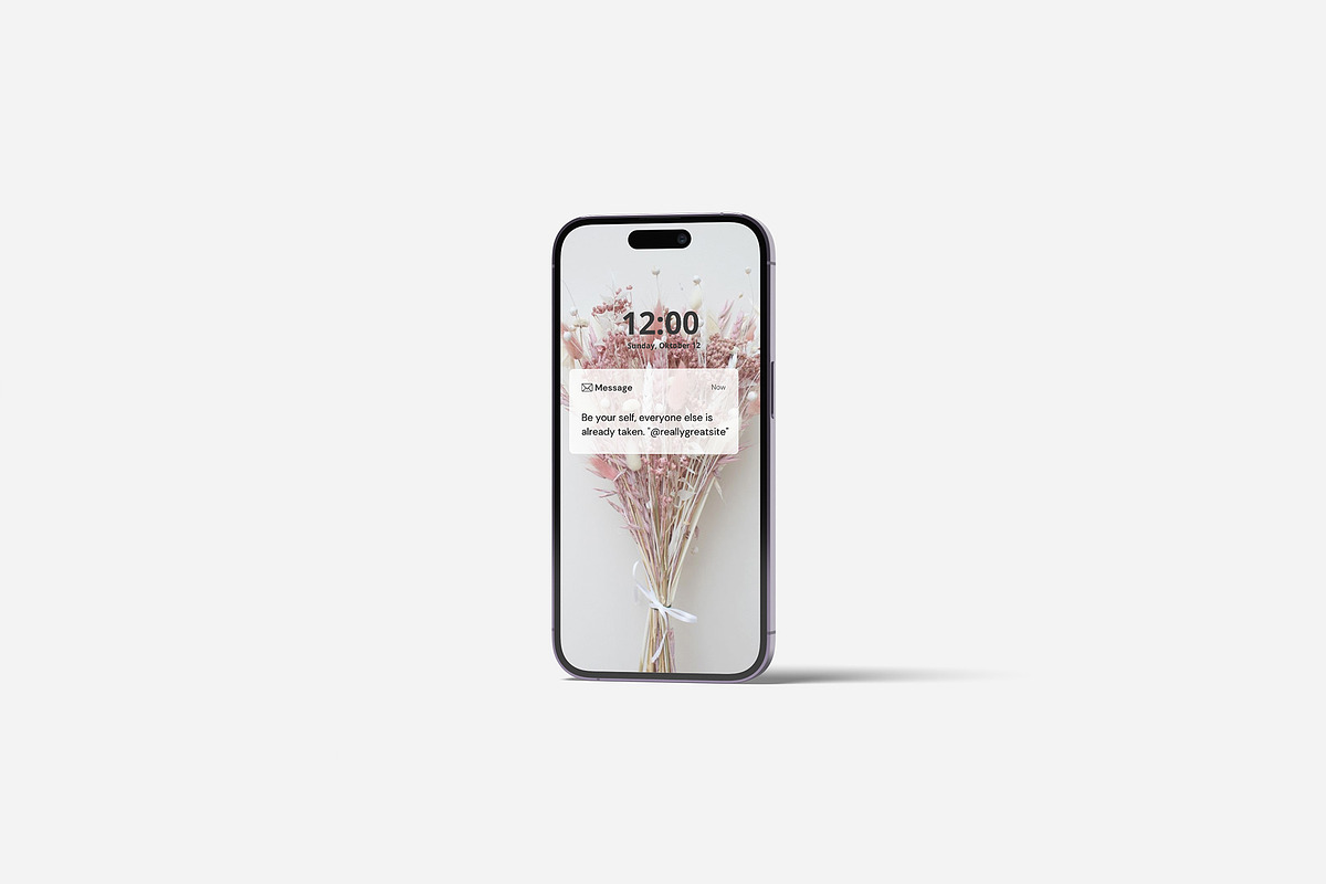 iPhone 14 Pro Mockup, an iPhone Mockup by zuhraabdullah (Photo 4 of 28)