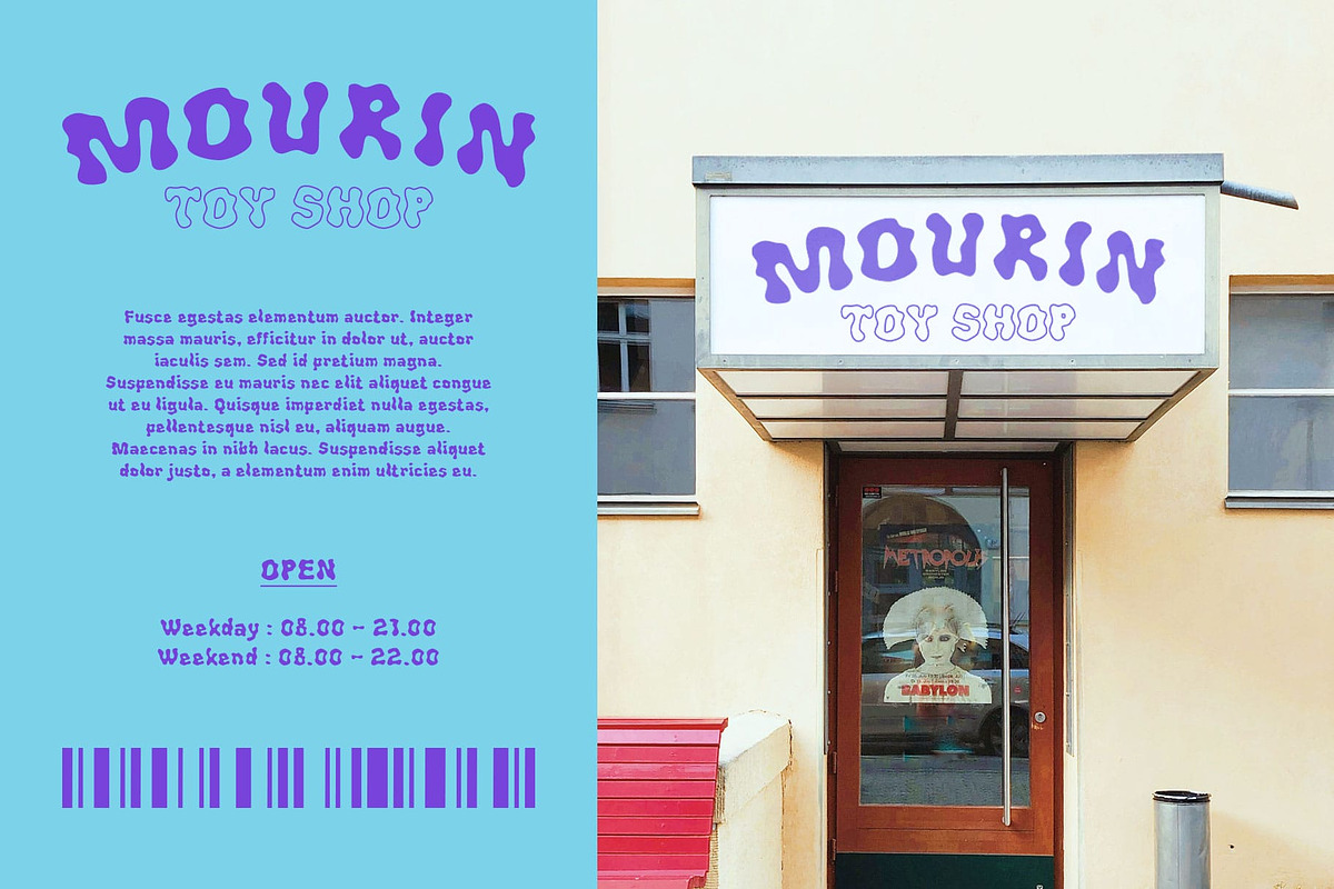 Magedo Blur, a Sans Serif Font by Craft Supply Co. (Photo 6 of 8)