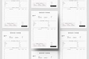 Modern Order Sheet Template, a Flyer Template by afsar.hossain (Thumbnail 1 of 2)