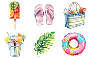 Summer Pool Party Clipart, an Illustration by Design Market (Thumbnail 4 of 5)