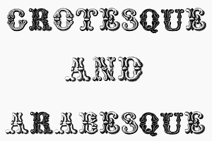 Grotesque And Arabesque