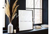 Frame in Home Interior Mock Up, a Product Mockup by TatiMockup (Thumbnail 1 of 5)