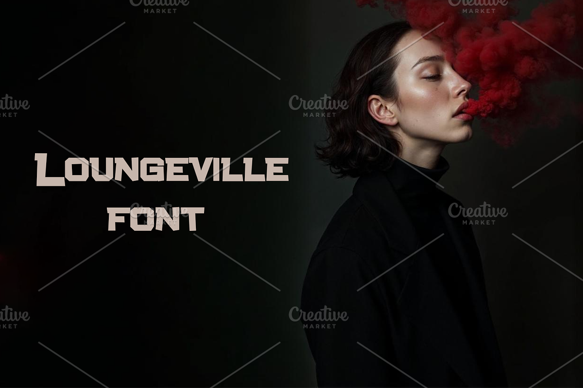 Loungeville font-Regular-080-25, a Font by canve (Photo 1 of 2)