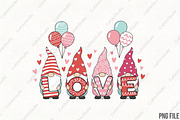 Valentine's Day Love Gnome PNG, an Illustration by CraftArtStudio (Thumbnail 1 of 4)