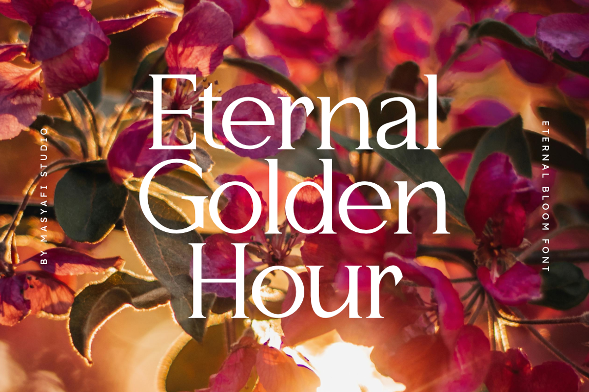 Eternal Bloom - Modern Serif Font, a Serif Font by Masyafi Studio (Photo 6 of 9)