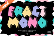 Fract Mono Font, a Handwritten Font by KengGraphic (Thumbnail 1 of 11)