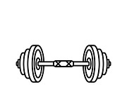 64 Fitness Workout Outline Icons, an Outline Icon by adenpinkstore (Thumbnail 12 of 18)