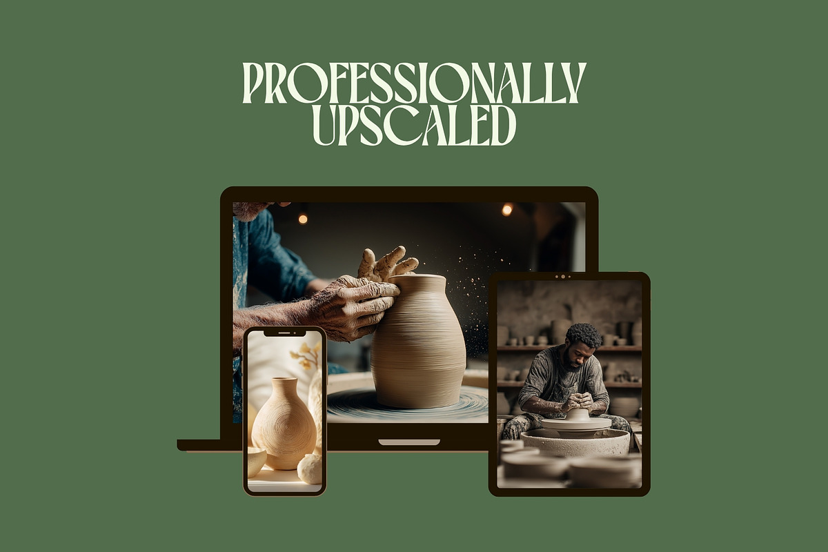50 Aesthetic Pottery Stock Photos, a Person Illustration by Incomelion (Photo 11 of 13)