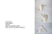 Noodle box food packaging Mockups., a Packaging Mockup by Almazova Dolzhenko (Thumbnail 4 of 4)
