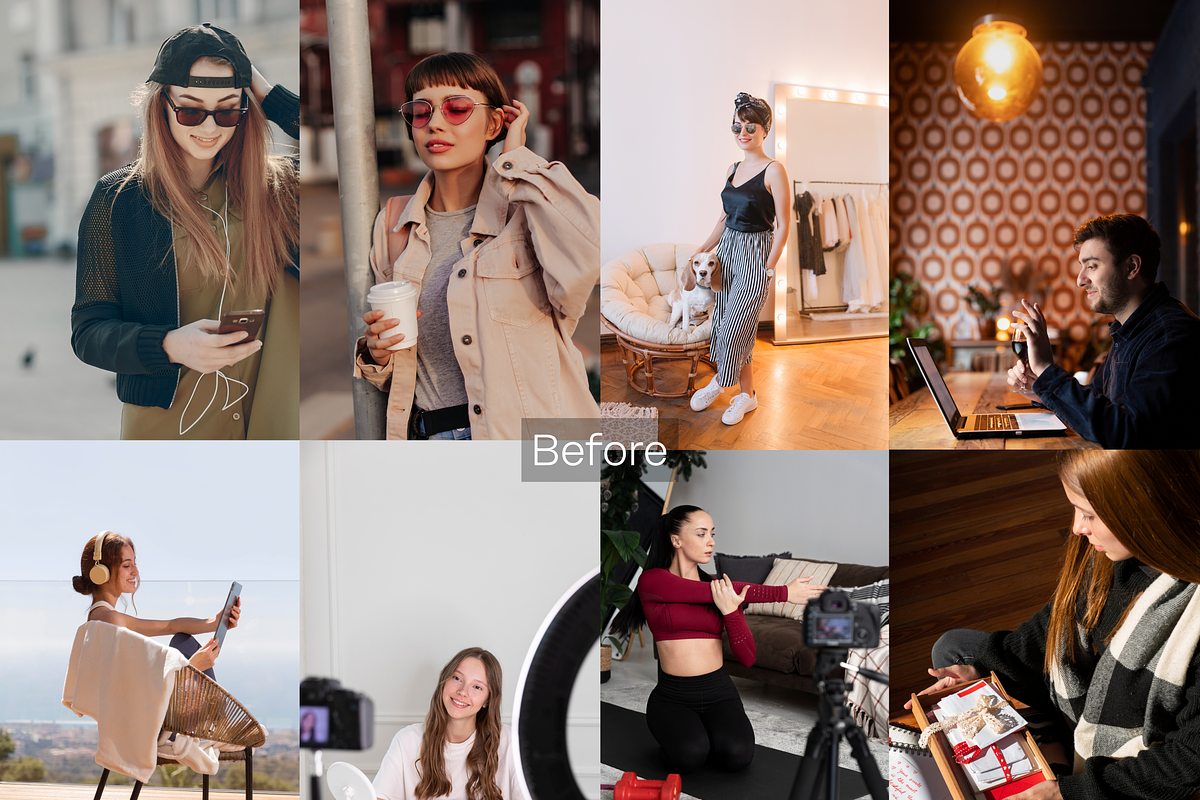 18 Influencer Lightroom Presets, a Preset Add-On by RamsaGraphi (Photo 2 of 10)