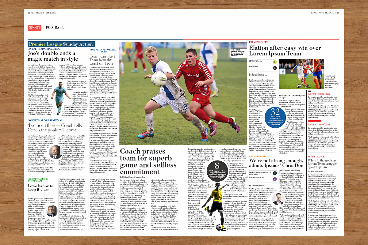 Newspaper Template, a Templates & Theme by Red Cactus Creative (Photo 12 of 14)
