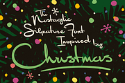 Sentimental Feeling - Christmas Font, a Script Font by Wingsart Studio (Thumbnail 2 of 11)
