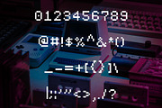Alpharush - Retro Gaming Typeface, a Font by HipFonts (Thumbnail 3 of 4)
