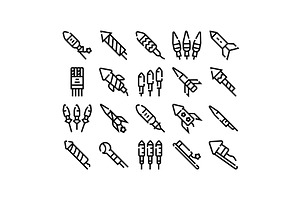 Fireworks rockets celebrating, an Object Illustration by pikepicture