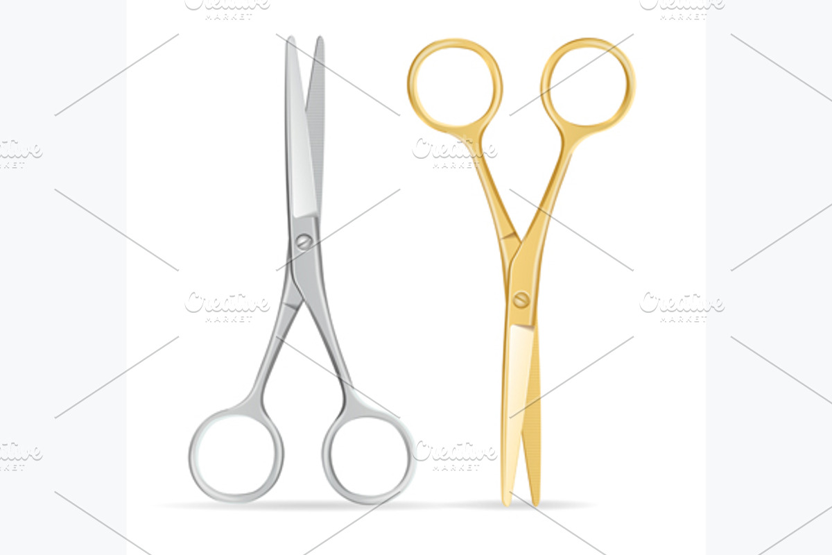 Scissors Set. Vector, an Object Graphic by More Shop | Creative Market