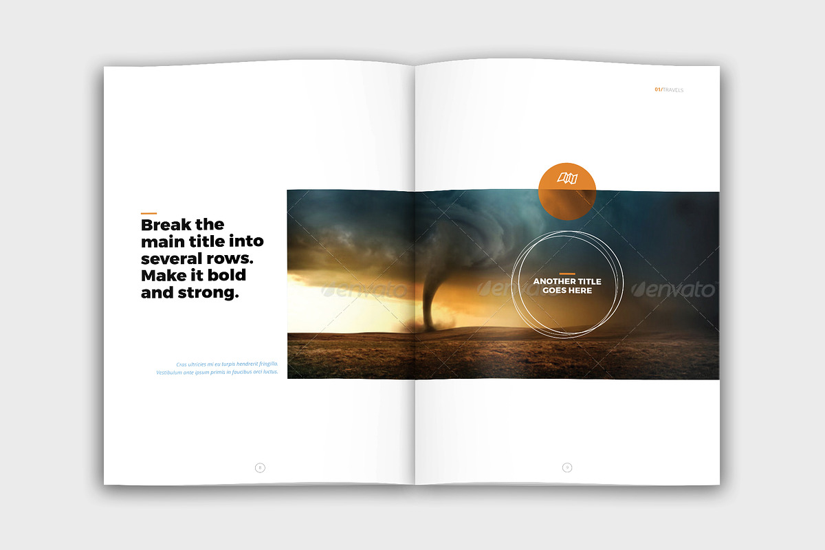 Fun Circular Vertical Booklet, a Brochure Template by velvetmade.designs (Photo 5 of 14)