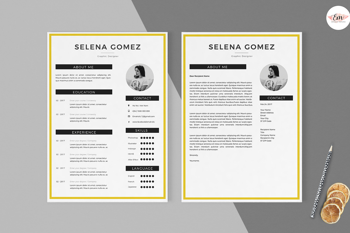 Highlight Resume Template, a Resume Template by Emaholic Template (Photo 2 of 5)