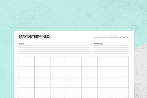 Determined Planner Set