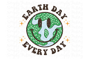 Retro Earth Day Every Day, a Decorative Illustration by Simply Factory (Thumbnail 2 of 3)