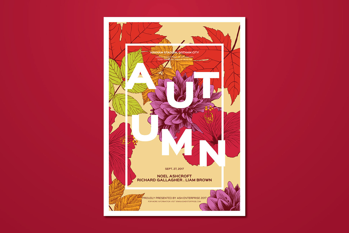 Autumn Event Flyer, a Flyer Template by ashenterprise (Photo 1 of 2)