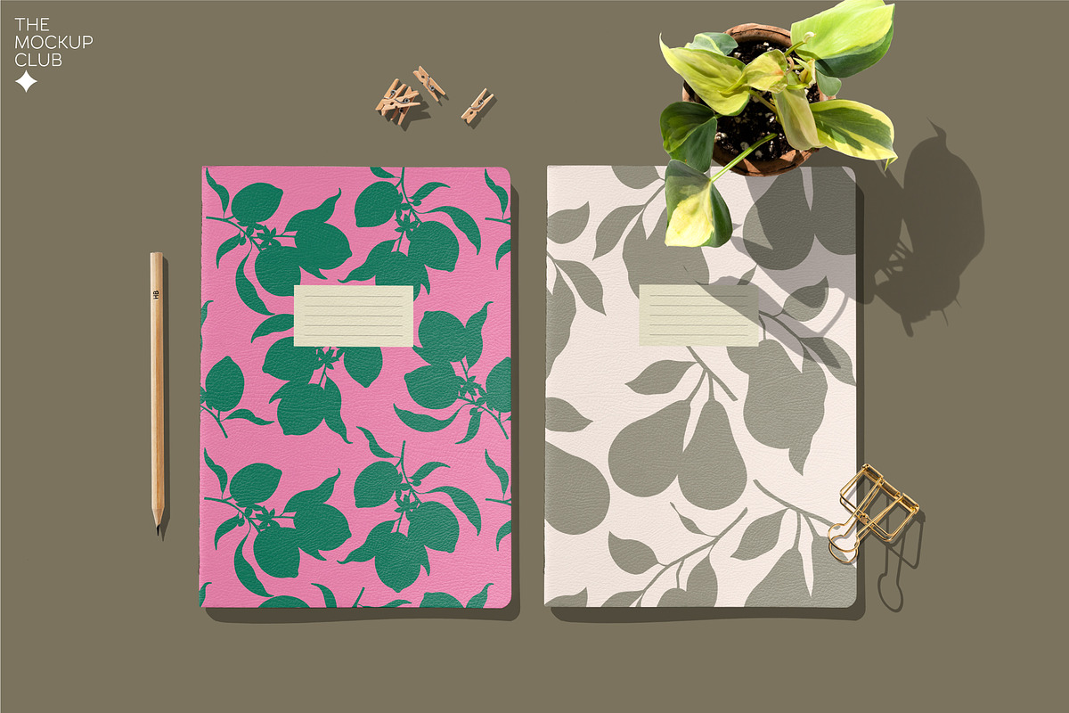 STATIONERY/NOTEBOOK MOCKUPS, a Books & Magazine Mockup by MCKP*ME (Photo 10 of 14)