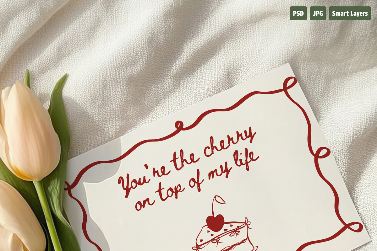 Tulip Moments_Card Mockups, a Mockup by NikiArts (Photo 9 of 11)