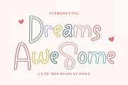 Dreams Awesome, a Handwritten Font by FreshTypeINK (Thumbnail 1 of 7)