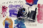 SALE The Ultimate Watercolor Creator, a Brushes & More by Cruzine (Thumbnail 24 of 42)