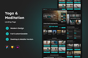 AuraBalance - Mindfulness Landing, a Landing Page Template by productype1 (Thumbnail 1 of 5)