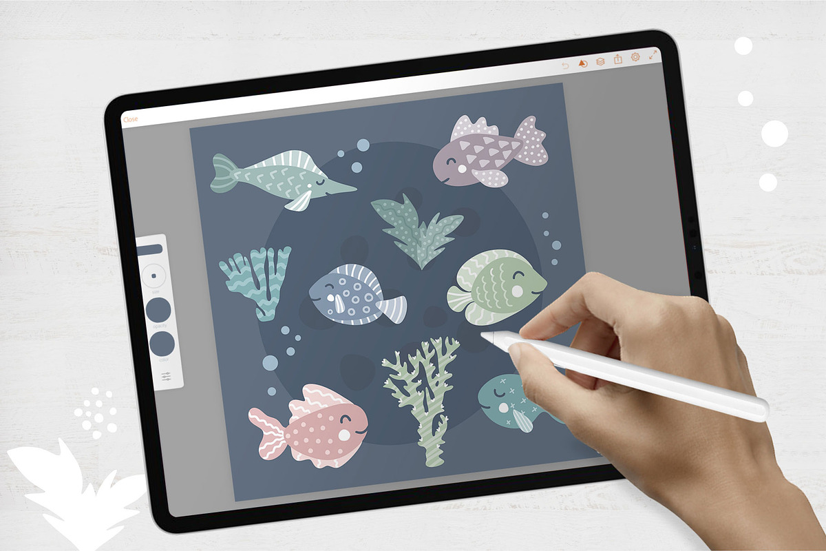 Under the sea, an Animal Illustration by LartGraphics (Photo 10 of 14)