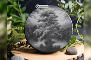 Bald Cypress Tree South Georgia Lake, a Background Graphic by LaseredNinja (Thumbnail 4 of 7)