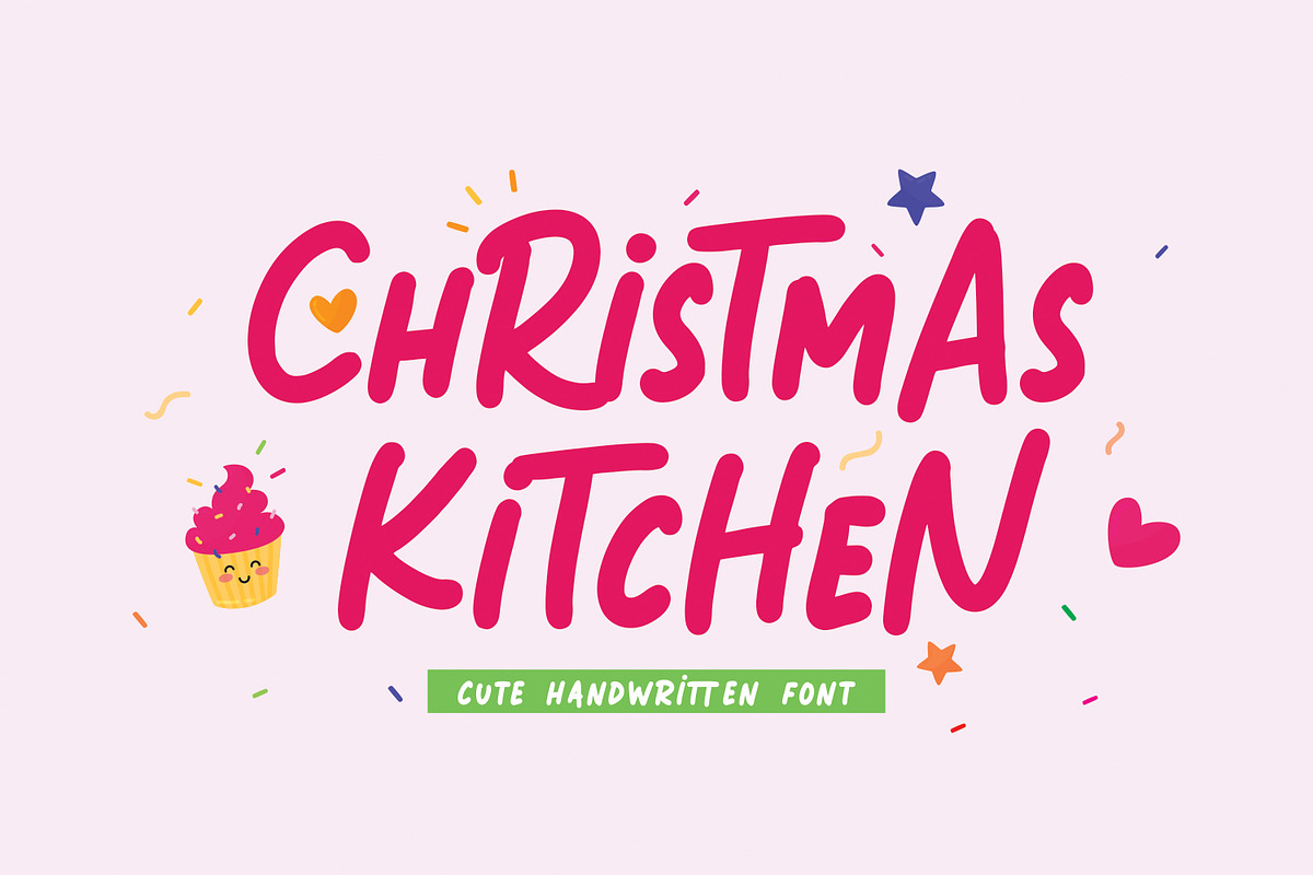 Christmas Kitchen, a Font by Mozatype (Photo 1 of 11)