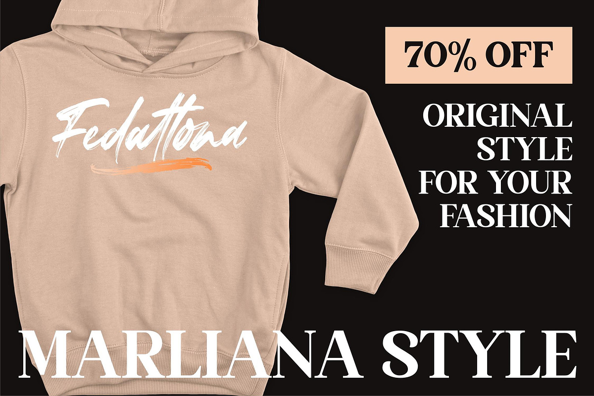 Fedattona Brush LS, a Font by GranzCreative (Photo 11 of 18)
