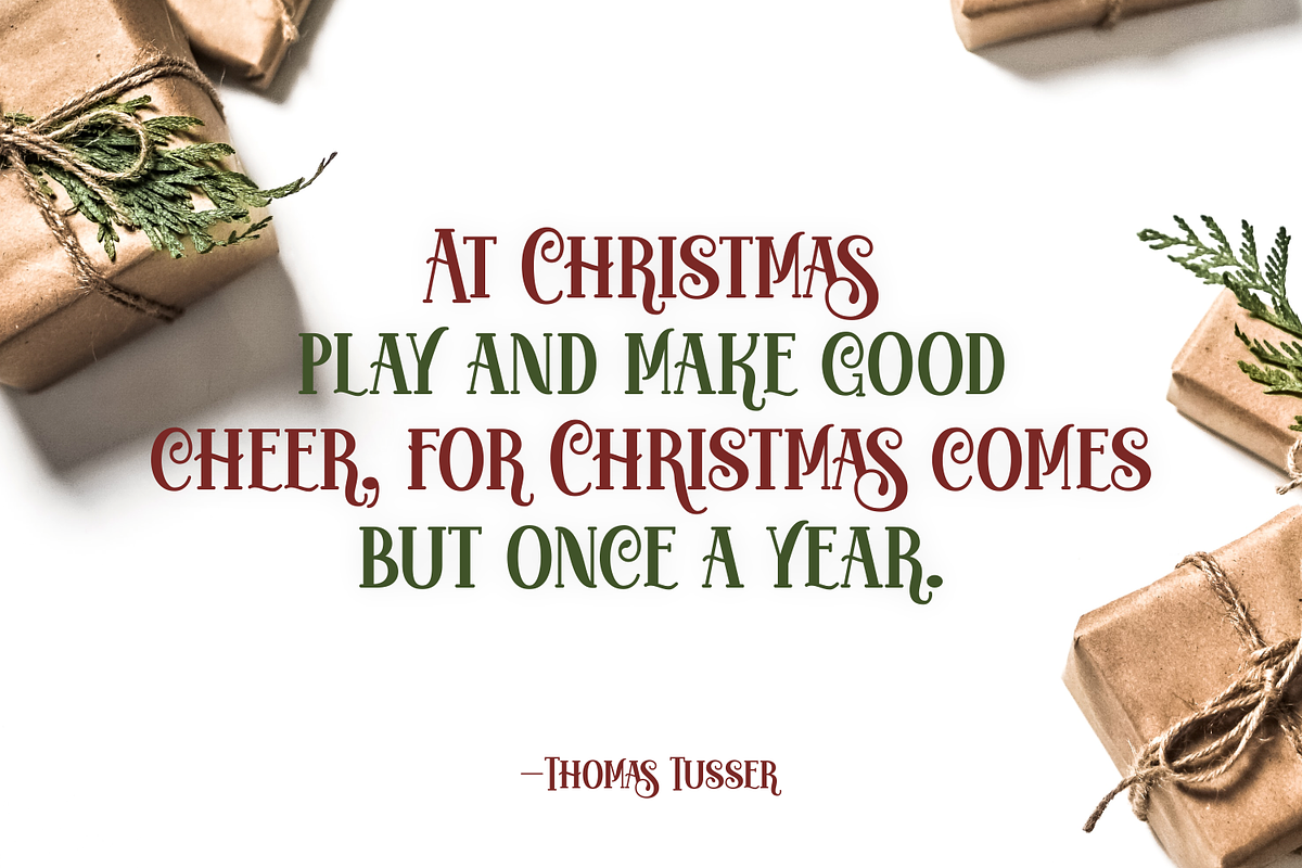 Welcome Christmas Font, a Script Font by Akrinity Digital (Photo 4 of 5)