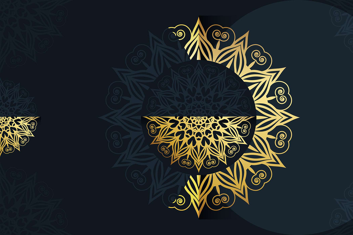 560+ Mandala Design Mega Collection, a Decorative Illustration by NJ Himel (Photo 105 of 289)