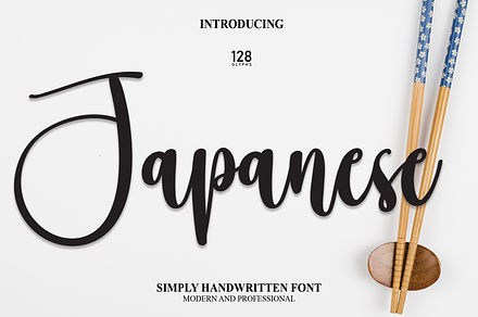 Japanese | Script Font, a Script Font by Scratchones